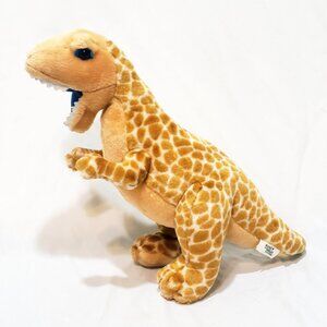 Tyrannosaurus Rex Walking with Dinosaurs Plush Stuffed Animal 12" BBC 1998 Tan